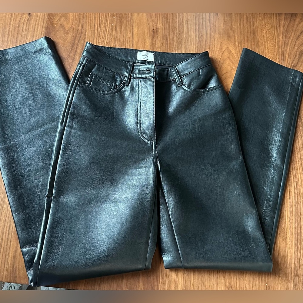 Aritzia Leather Pants